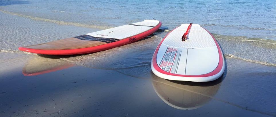 Paddles sur la plage pres de nos locations à Hyeres